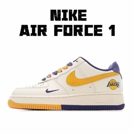 Air Force 1 '07 Low NBA Collaboration Purple and Gold Lakers Air Force One Low-top Casual Sneaker CS5288-006
